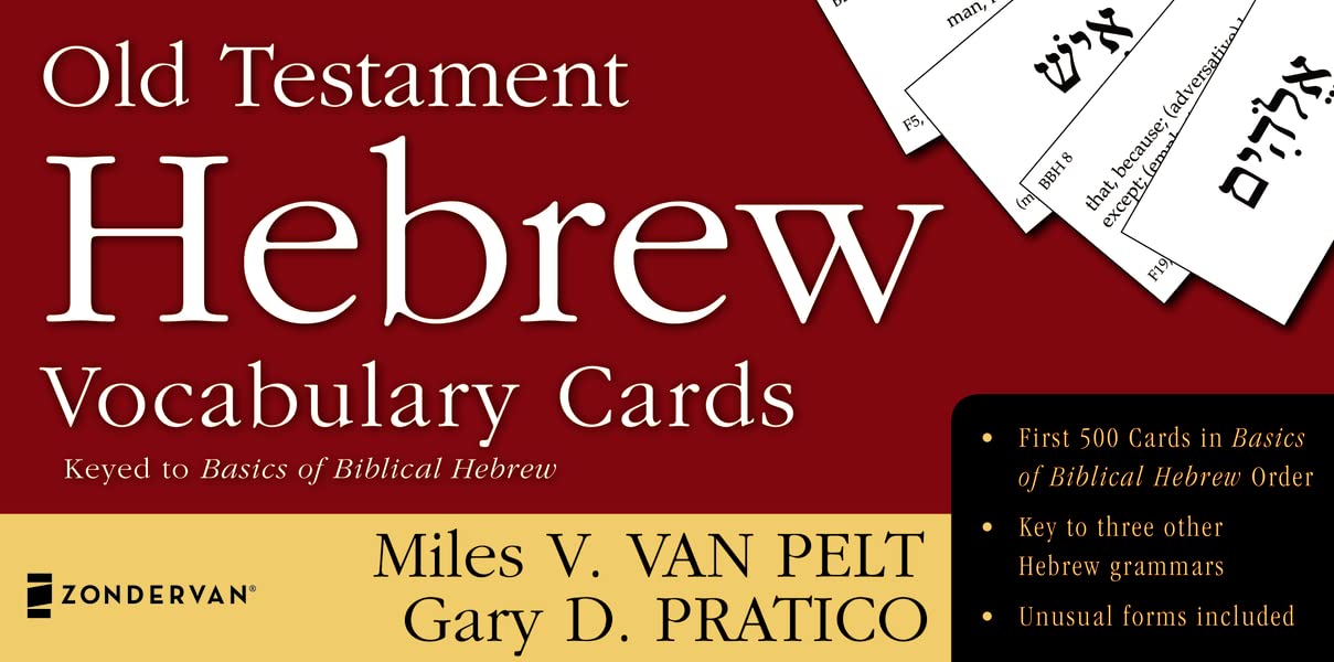 Old Testament Hebrew Vocabulary Cards (The Zondervan Vocabulary Builder Series)