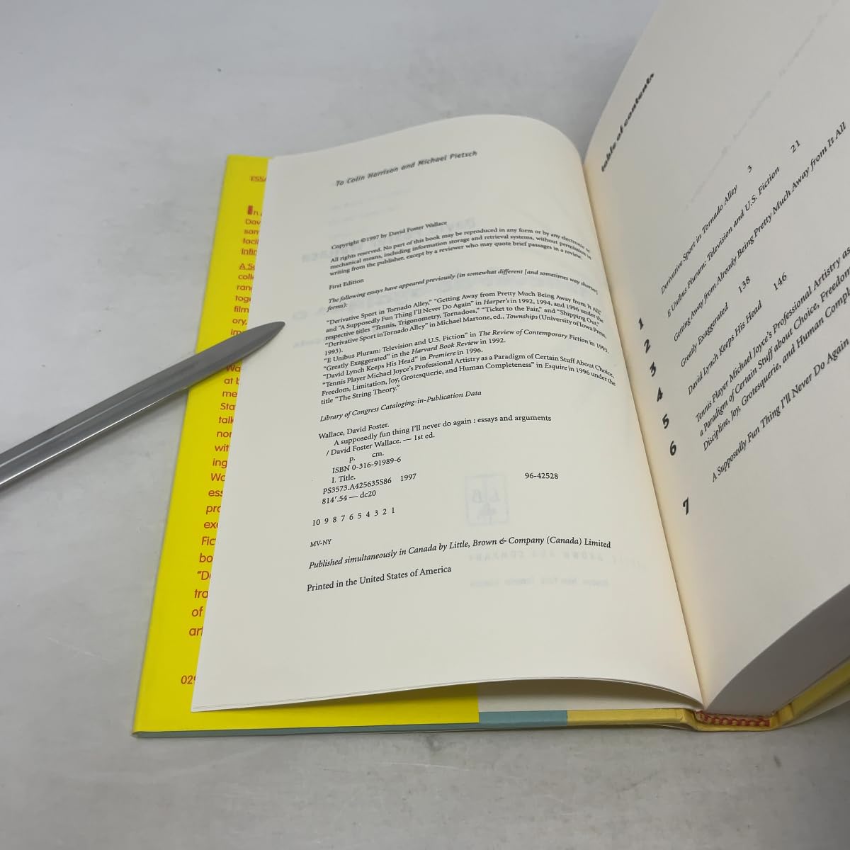 A Supposedly Fun Thing I'll Never Do Again: Essays and Arguments