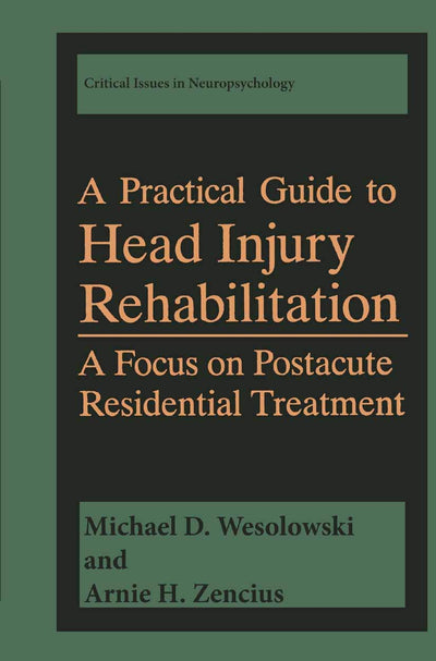 A Practical Guide to Head Injury Rehabilitation: A Focus on Postacute Residential Treatment (Critical Issues in Neuropsychology)