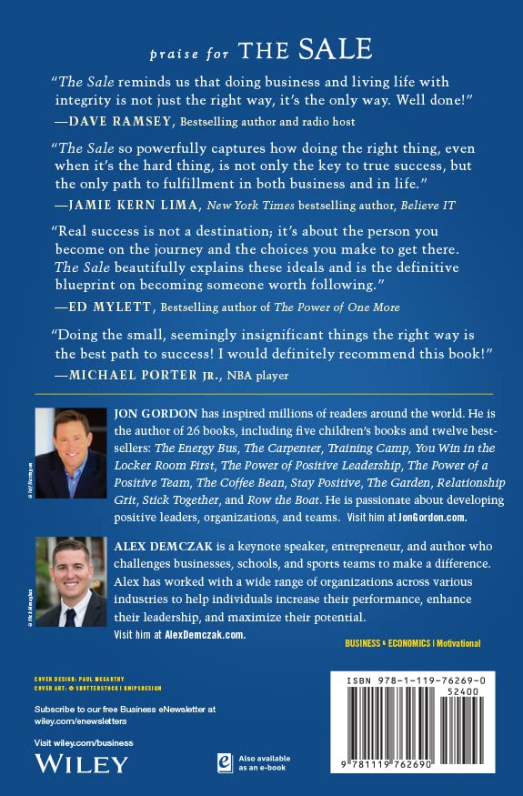 The Sale: The Number One Strategy to Build Trust and Create Success (Jon Gordon)