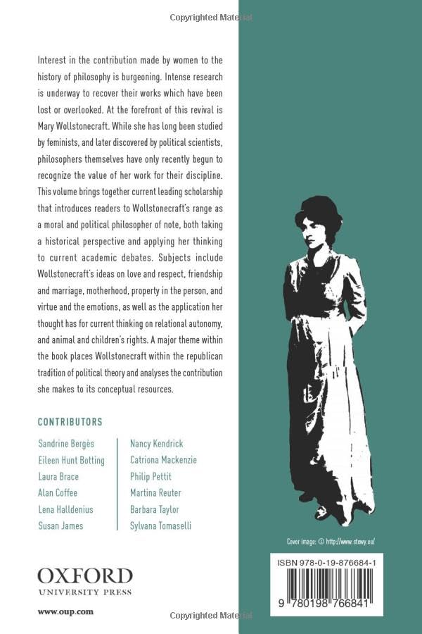 The Social and Political Philosophy of Mary Wollstonecraft (Mind Association Occasional Series)