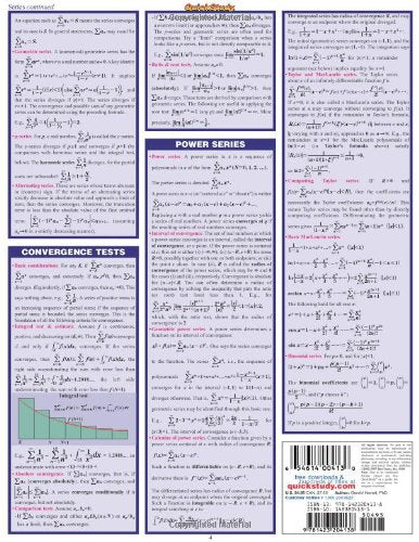 Calculus 2 (Quickstudy Reference Guides - Academic)