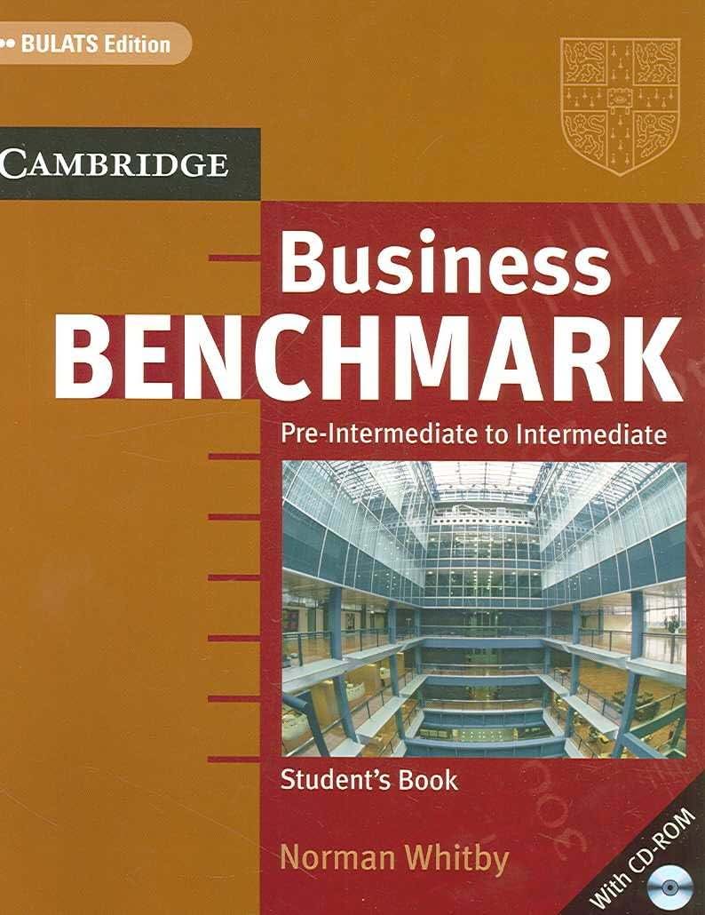 Business Benchmark Pre-Intermediate to Intermediate Student's Book with CD ROM BULATS Edition