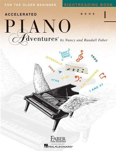 Accelerated Piano Adventures for the Older Beginner - Sightreading Book 1