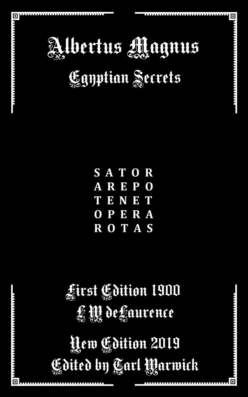 Albertus Magnus: Egyptian Secrets