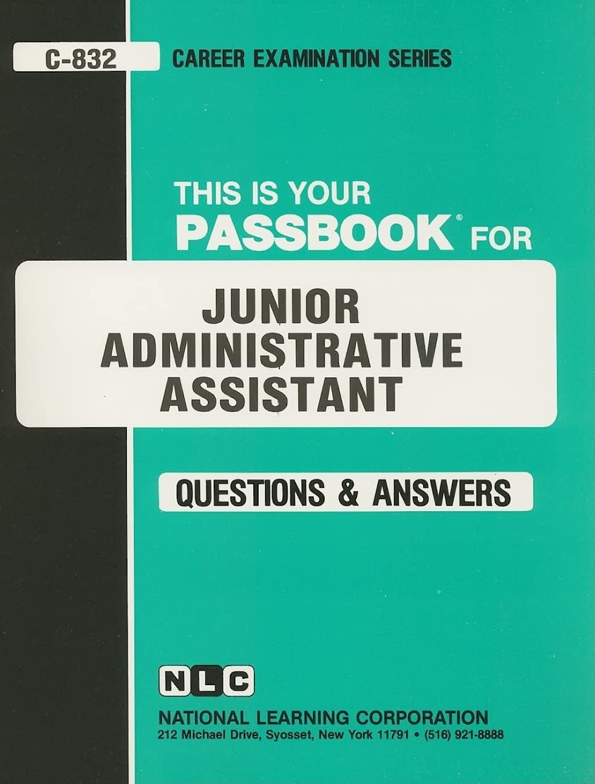 Junior Administrative Assistant(Passbooks) (Career Examination Series)