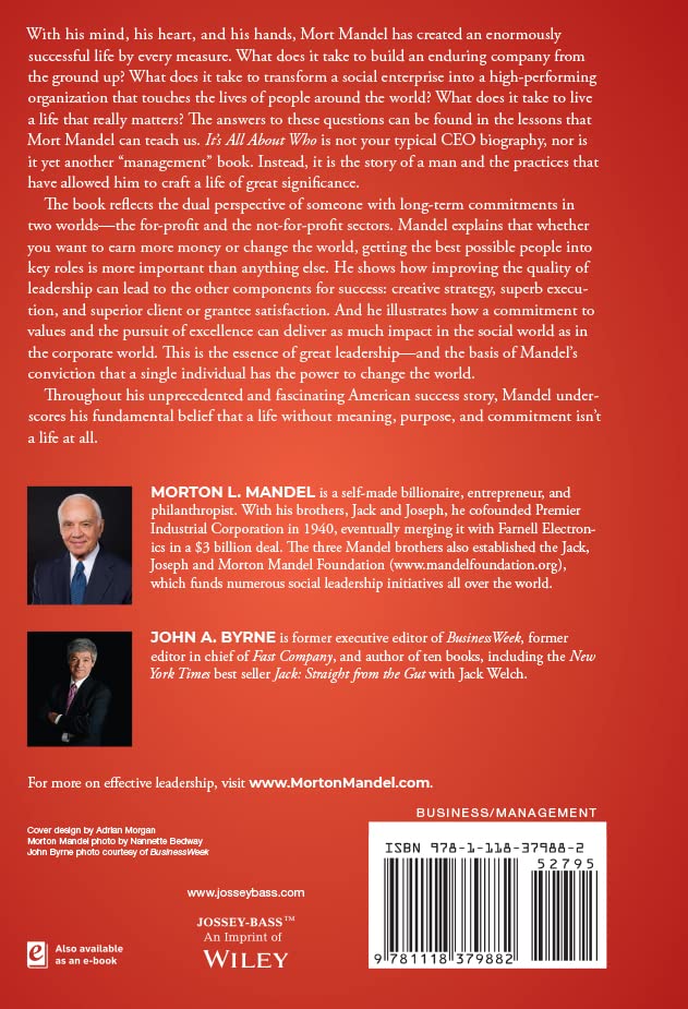It's All About Who You Hire, How They Lead...and Other Essential Advice from a Self-Made Leader