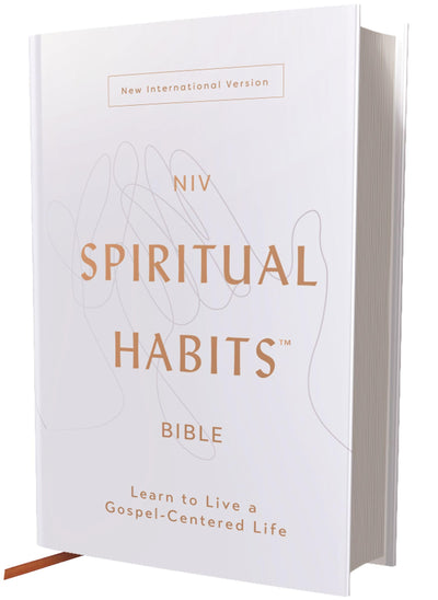 NIV, Spiritual Habits Bible, Hardcover, Red Letter, Comfort Print: Learn to Live a Gospel-Centered Life