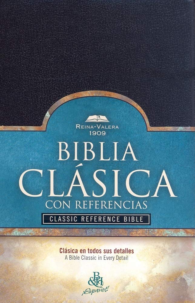 Reina Valera 1909 Biblia Clásica con Referencia, negro imitación piel Reina-Valera 1909 Classic Reference Bible, Black, Imitation Leather (Spanish Edition)