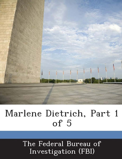 Marlene Dietrich, Part 1 of 5