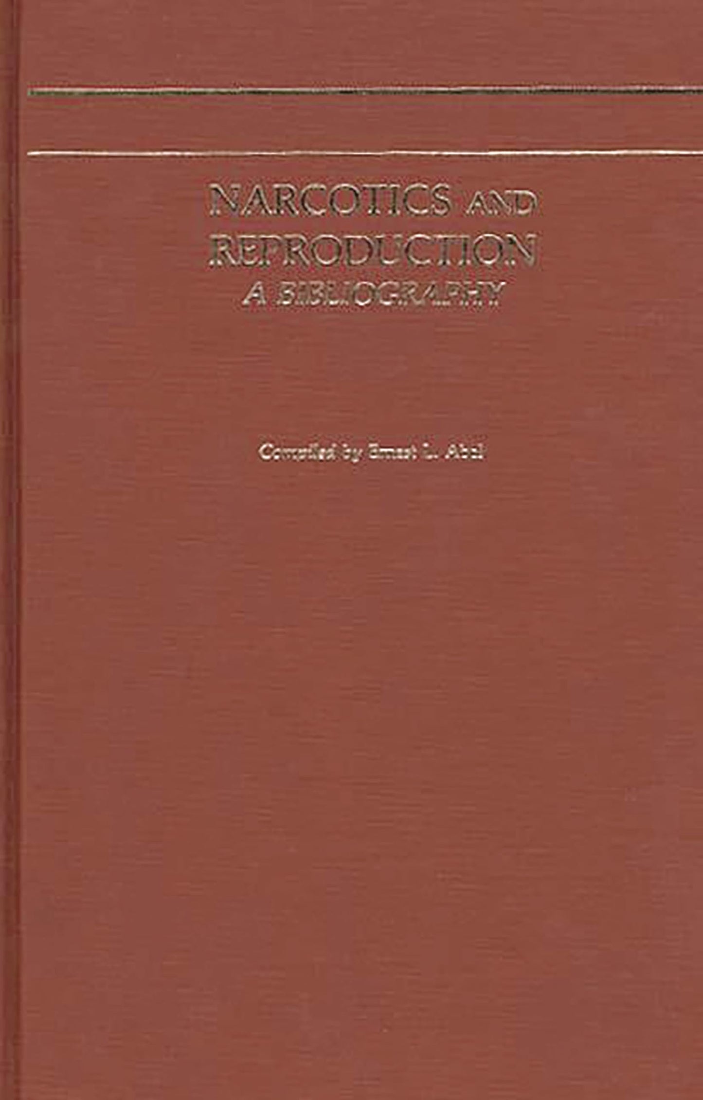 Narcotics and Reproduction: A Bibliography