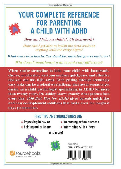 1000 Best Tips for ADHD: Expert Answers and Bright Advice to Help You and Your Child