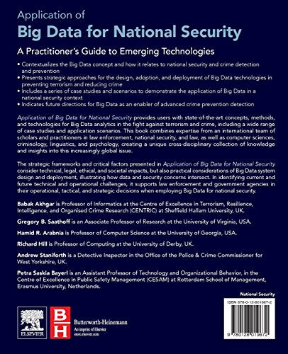 Application of Big Data for National Security: A Practitioners Guide to Emerging Technologies
