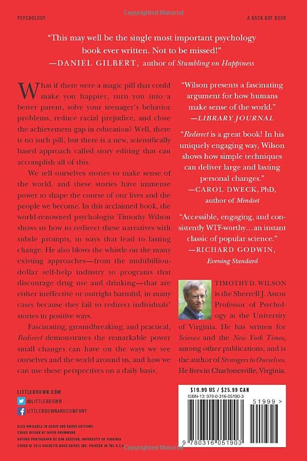 Redirect — back cover