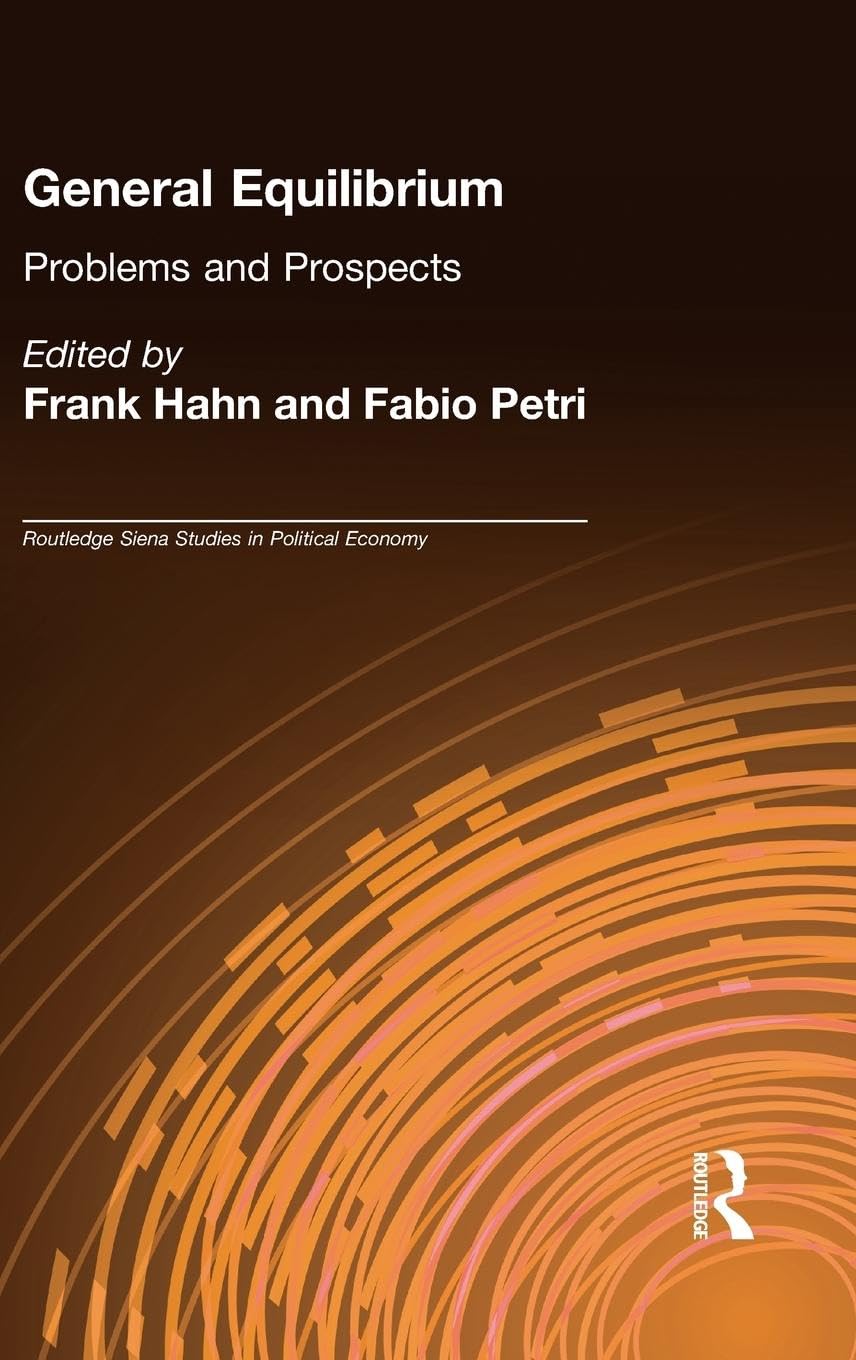 General Equilibrium. Problems and Prospects