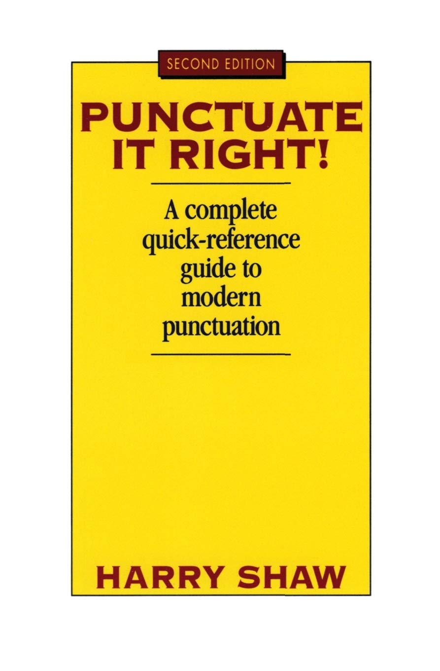 Punctuate It Right