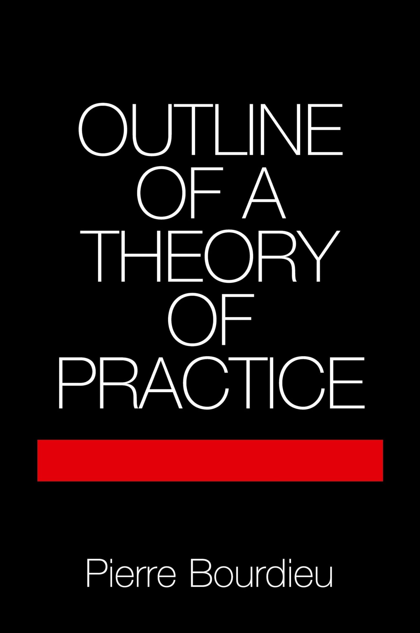 Outline of a Theory of Practice (Cambridge Studies in Social