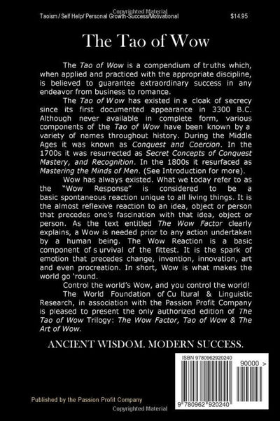 The Tao of Wow (The Wow Factor, The Tao of Wow, The Art of Wow)