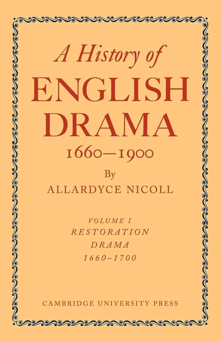 History of English Drama, 1660-1900 (History of English Drama, 1660-1900 7 Volume Paperback Set (in 9 parts))