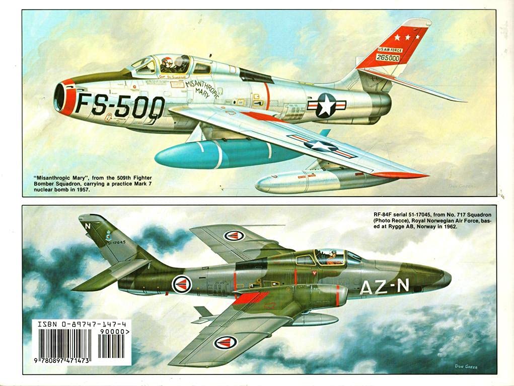 F-84 Thunderjet in Action - Aircraft No. 61