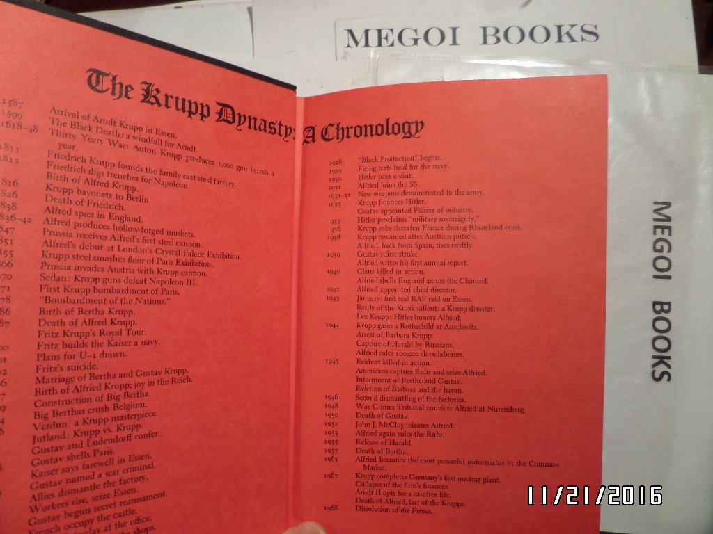 The Arms of Krupp 1587-1968 by William Manchester