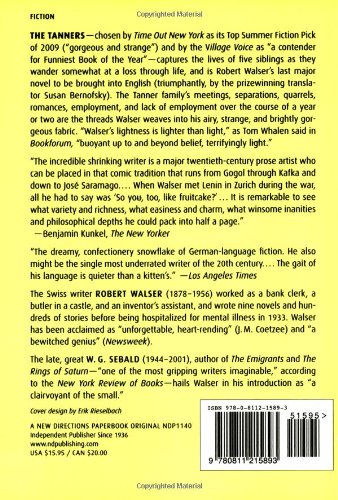 The Tanners — back cover