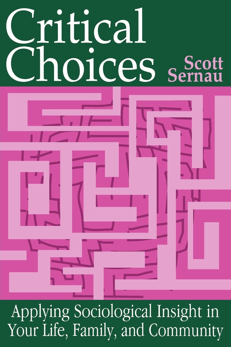 Critical Choices: Applying Sociological Insight in Your Life, Family, and Community