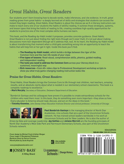 Great Habits, Great Readers: A Practical Guide for K - 4 Reading in the Light of Common Core