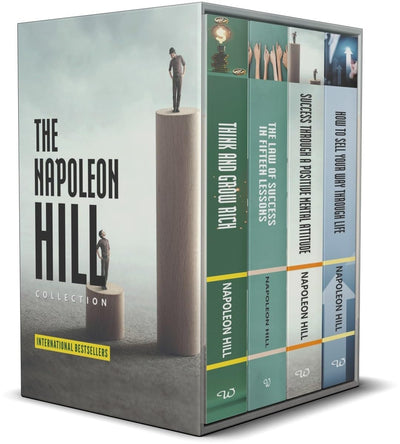The Napoleon Hill Collection 4 Books Boxed Set(Think and Grow Rich, The Law of Success in Fifteen Lessons, Success Through a Positive Mental Attitude & How to Sell Your Way Through Life)