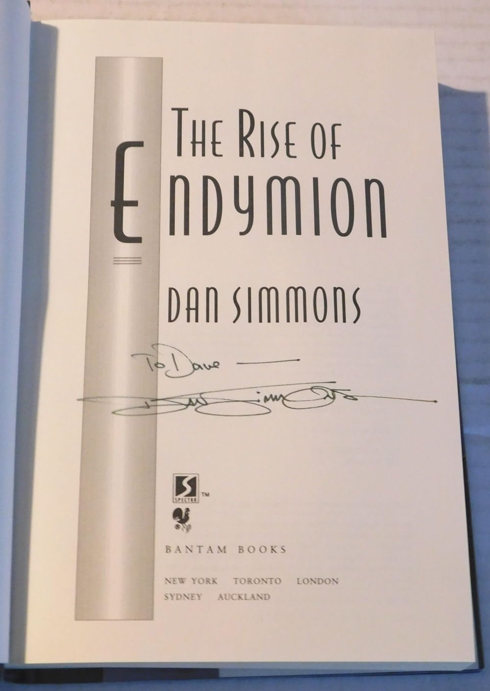The Rise of Endymion (Hyperion Series) by Simmons, Dan