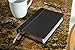 NIV, Compact Center-Column Reference Bible, Leathersoft, Black, Red Letter, Comfort Print