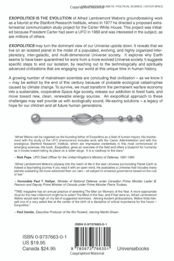 Exopolitics: Politics, Government And Law In The Universe