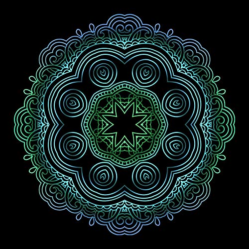 Mandalas for Meditation: Scratch-Off NightScapes — back cover