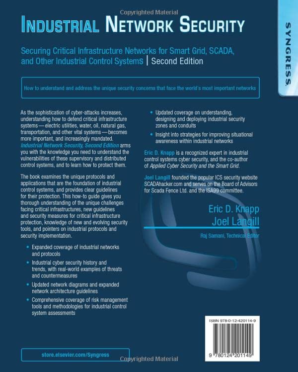 Industrial Network Security: Securing Critical Infrastructur
