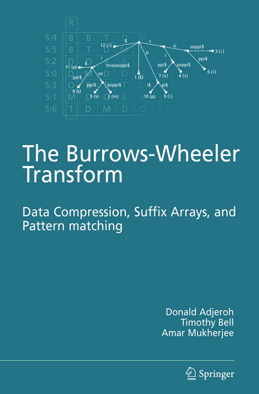 The Burrows-Wheeler Transform:: Data Compression, Suffix Arrays, and Pattern Matching