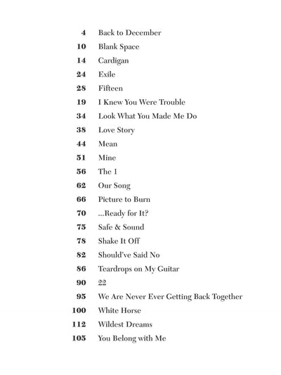 Taylor Swift - Easy Guitar Anthology 2nd Edition (Easy Guitar With Notes & Tab) Guitar Song Books with Chords and Lyrics Taylor Swift Sheet Music Book with 23 Hits for Guitar