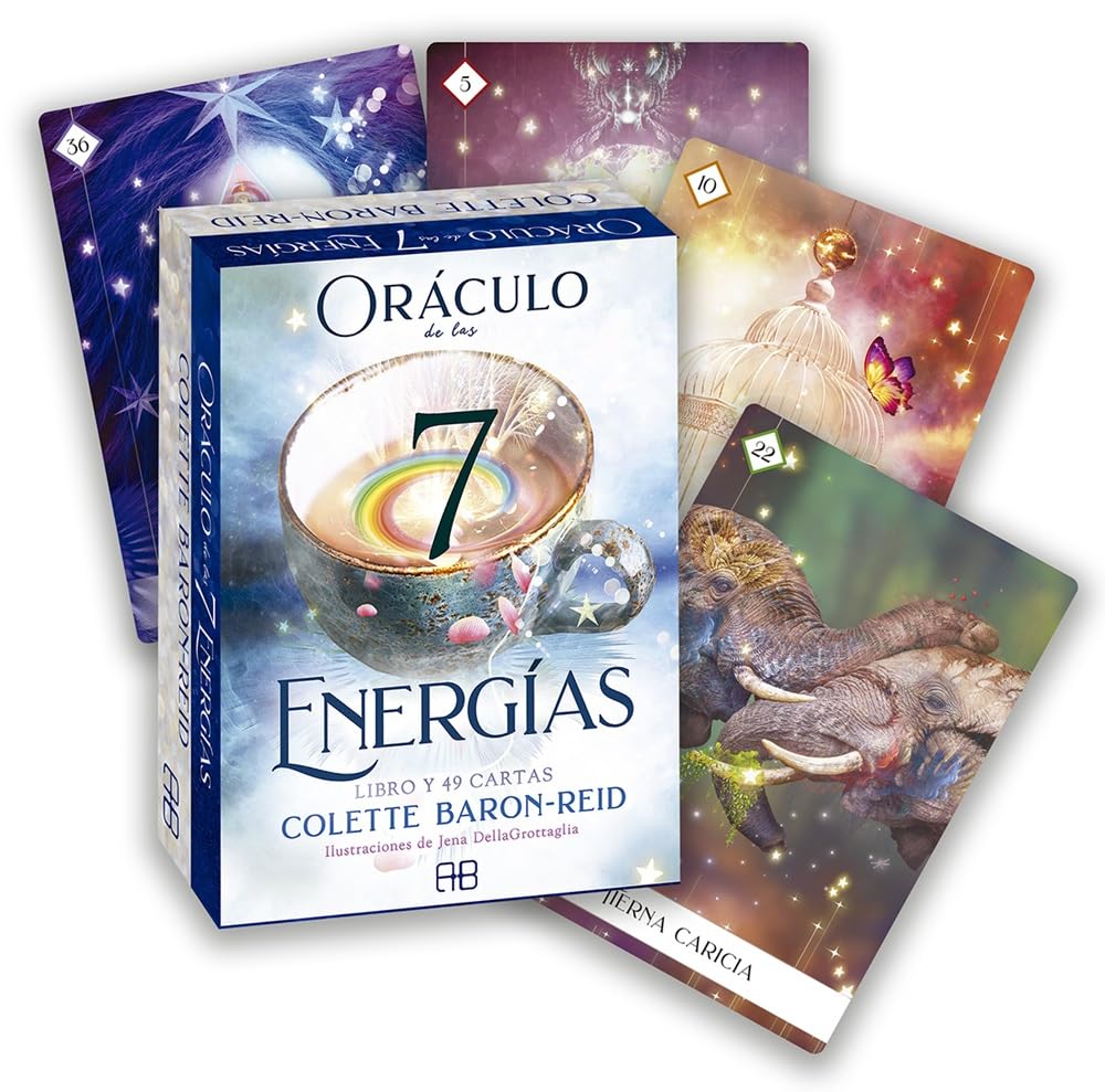 Orculo de las 7 energas: Libro y 49 cartas (Spanish Edition)