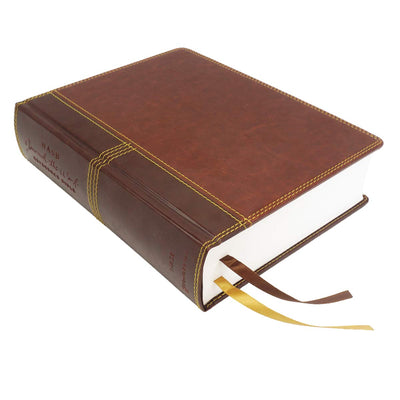 NASB Journal the Word Reference Bible Leathersoft over Boa