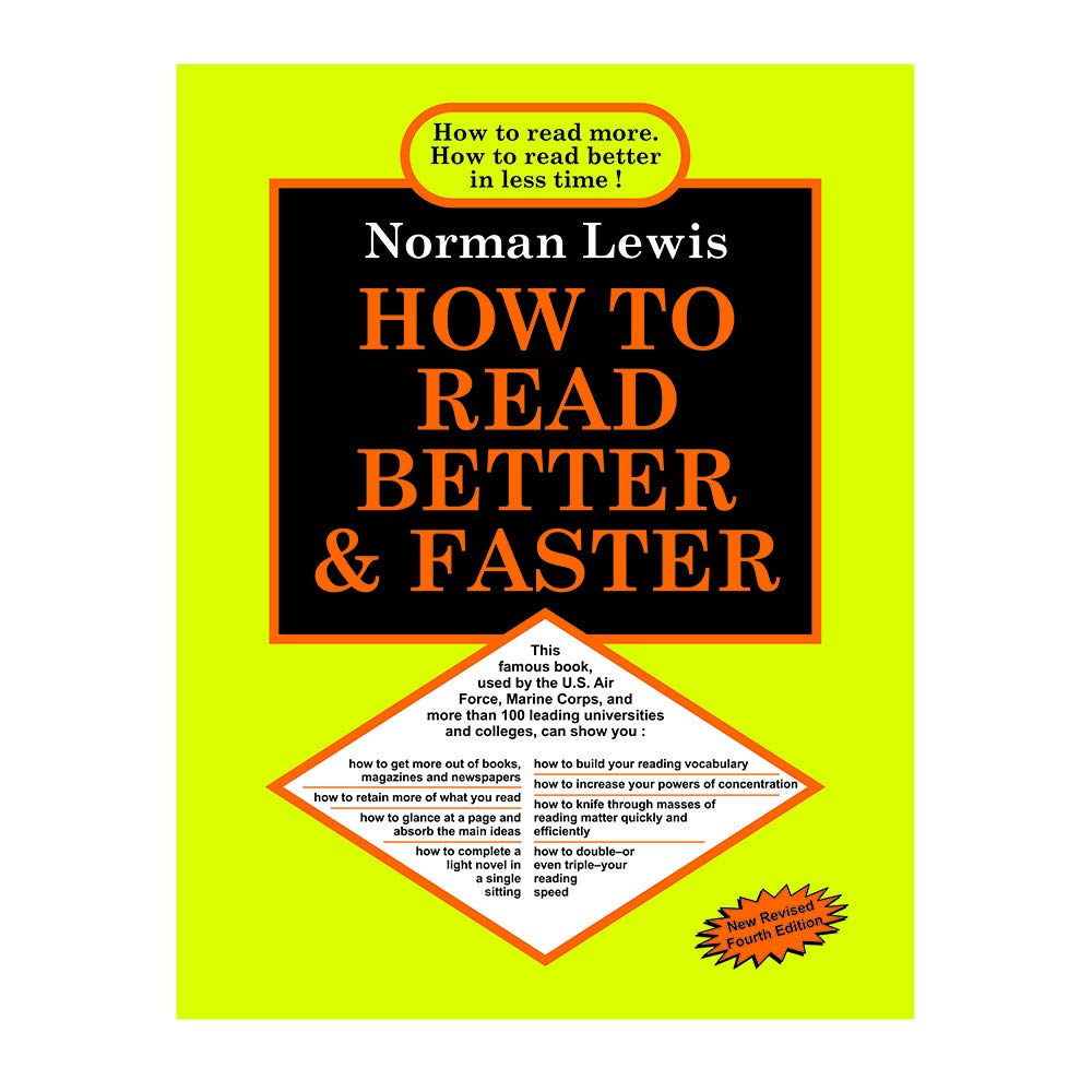 How to Read Better & Faster
