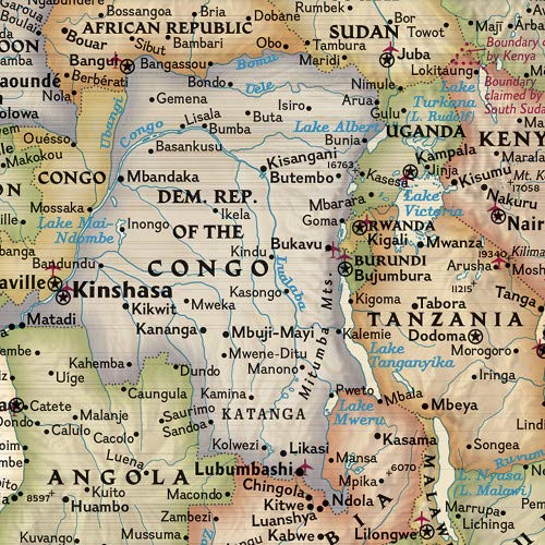 National Geographic World Wall Map - Executive - Laminated (Enlarged: 73 x 48 in) (National Geographic Reference Map) — back cover