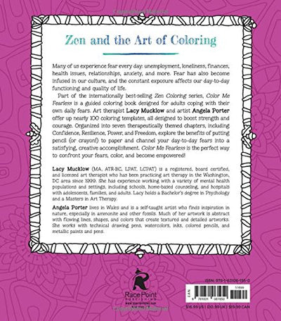 Color Me Fearless: Nearly 100 Coloring Templates to Boost Strength and Courage (Volume 8) (A Zen Coloring Book, 8)