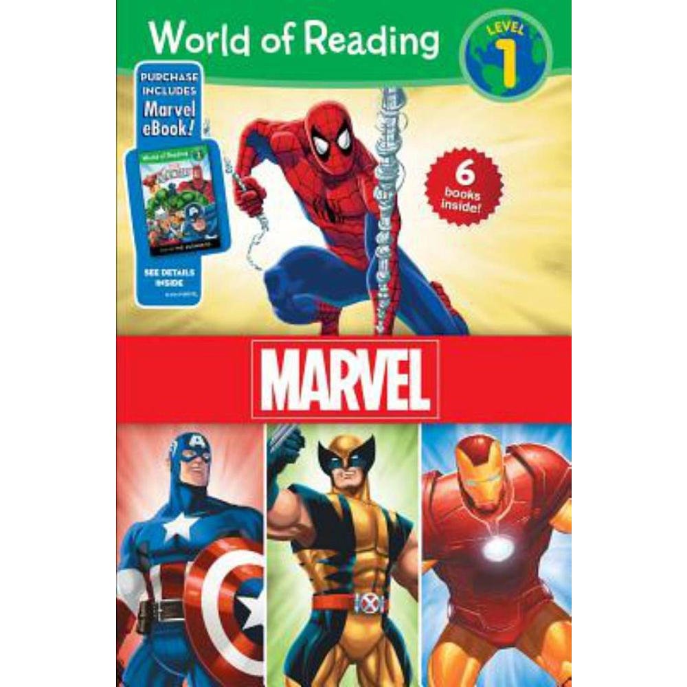 World of Reading Marvel Boxed Set: Level 1 Purchase Includes Marvel eBook! (World of Reading, 1)