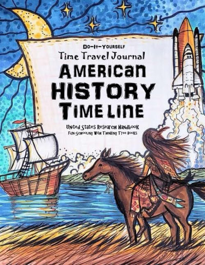 American History Timeline - USA Research Handbook: Do-It-Yourself - Time Travel Journal - Fun-Schooling with Thinking Tree Books