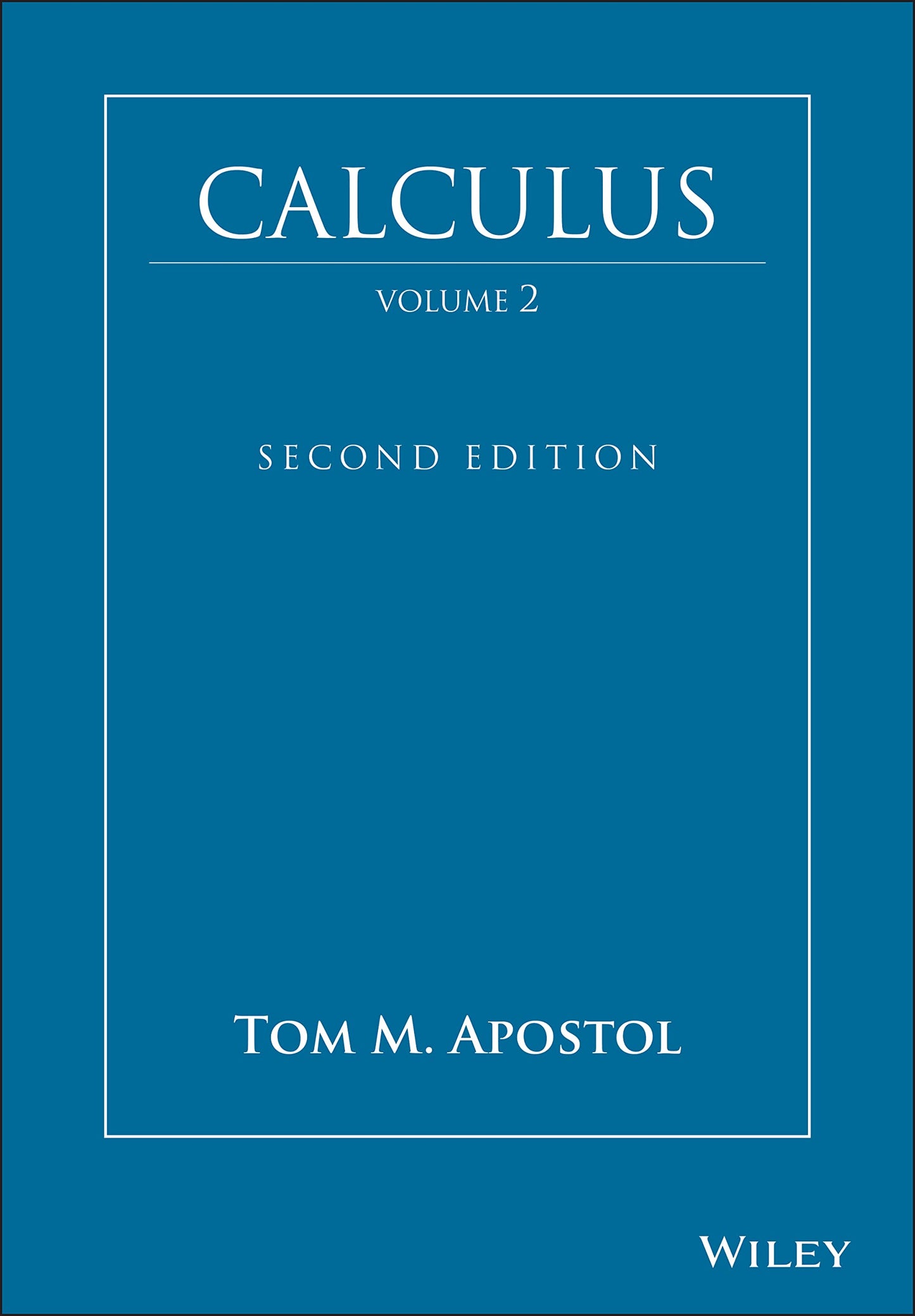 Calculus, Vol. 2: Multi-Variable Calculus and Linear Algebra with Applications to Differential Equations and Probability