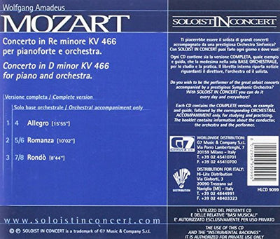 Mozart Concerto No. 20 in D Minor, KV466: Book with Online Audio