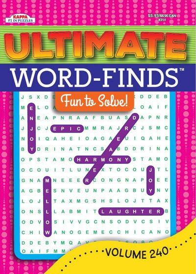 Ultimate Word Find- Large Print Word Search Puzzle Book