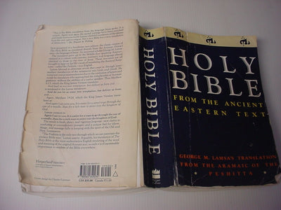 Holy Bible: From the Ancient Eastern Text by George M. Lamsa