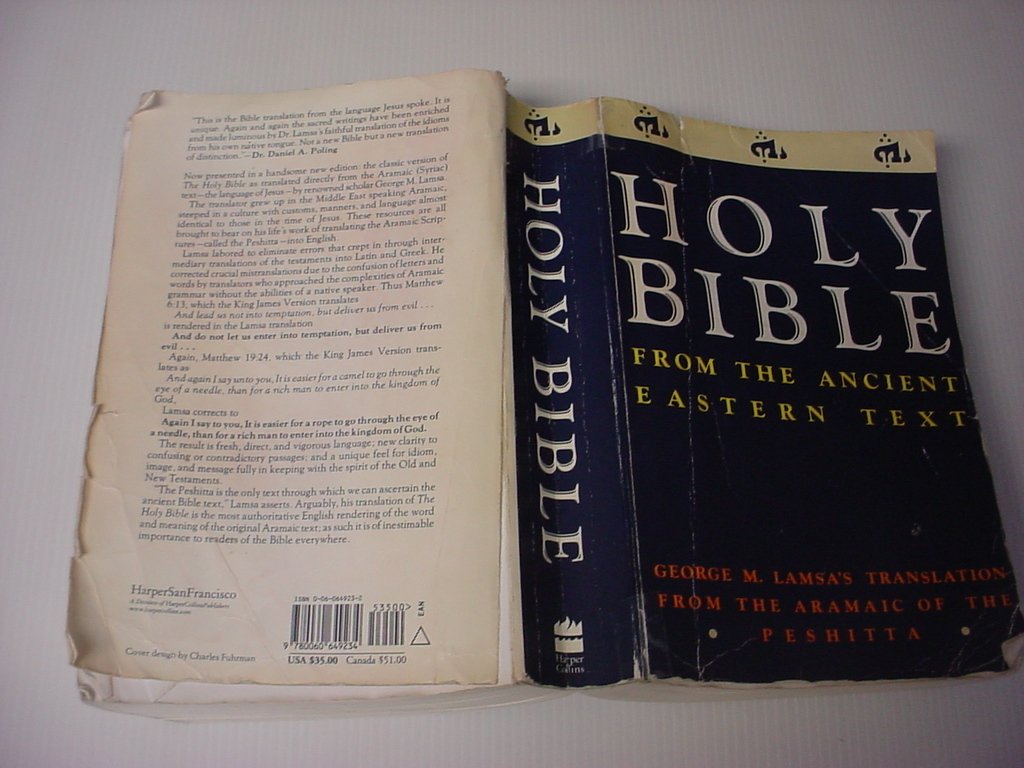 Holy Bible: From the Ancient Eastern Text by George M. Lamsa