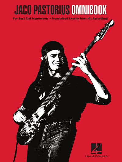 Jaco Pastorius Omnibook for Bass Clef Instruments 43 Jazz Fusion Transcriptions with TAB Complete Note-for-Note Bass Sheet Music Collection Essential Study Book for Intermediate Players