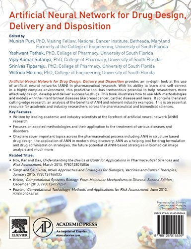 Artificial Neural Network for Drug Design, Delivery and Disposition